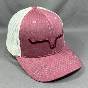 Kimes Ranch Rodeo Cowboy Snapback Hat Yupoong Red Trucker Western Farmer Mens